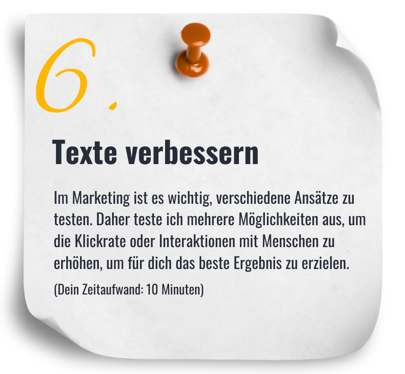 Texte verbessern